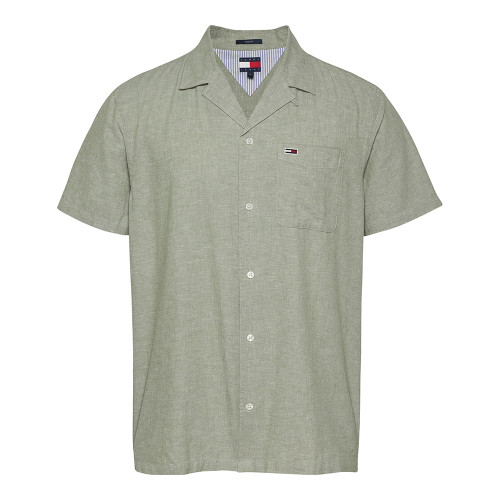 Tommy Hilfiger Ανδρικό πουκάμισο Linen Blend Camp Shirt
